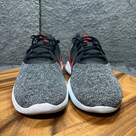 Nike Flex RN 2021 Mens Running Shoes Black Red Knit Lightweight Training Size 11 - Picture 4 of 12